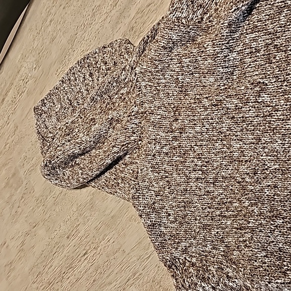 Wet Seal Sweater Brown and Tan With Hood Size X-Large - Picture 9 of 9